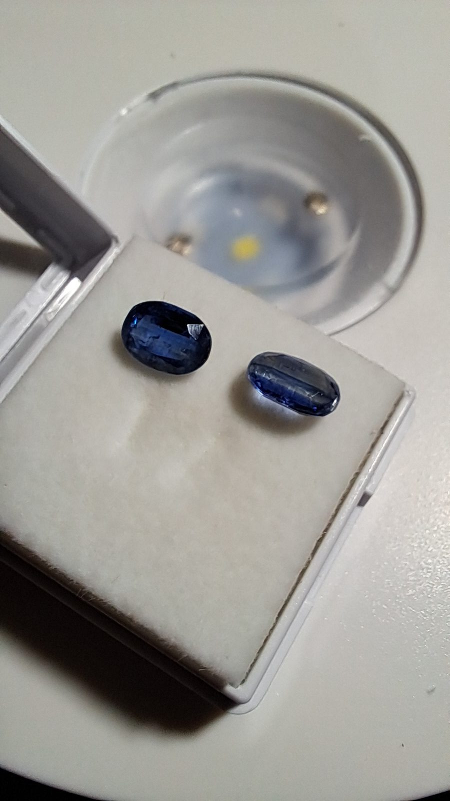 Blue Kyanite Brilliant Facet Ovals