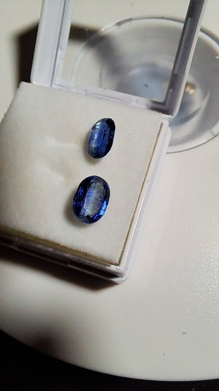 Blue Kyanite Brilliant Facet Ovals
