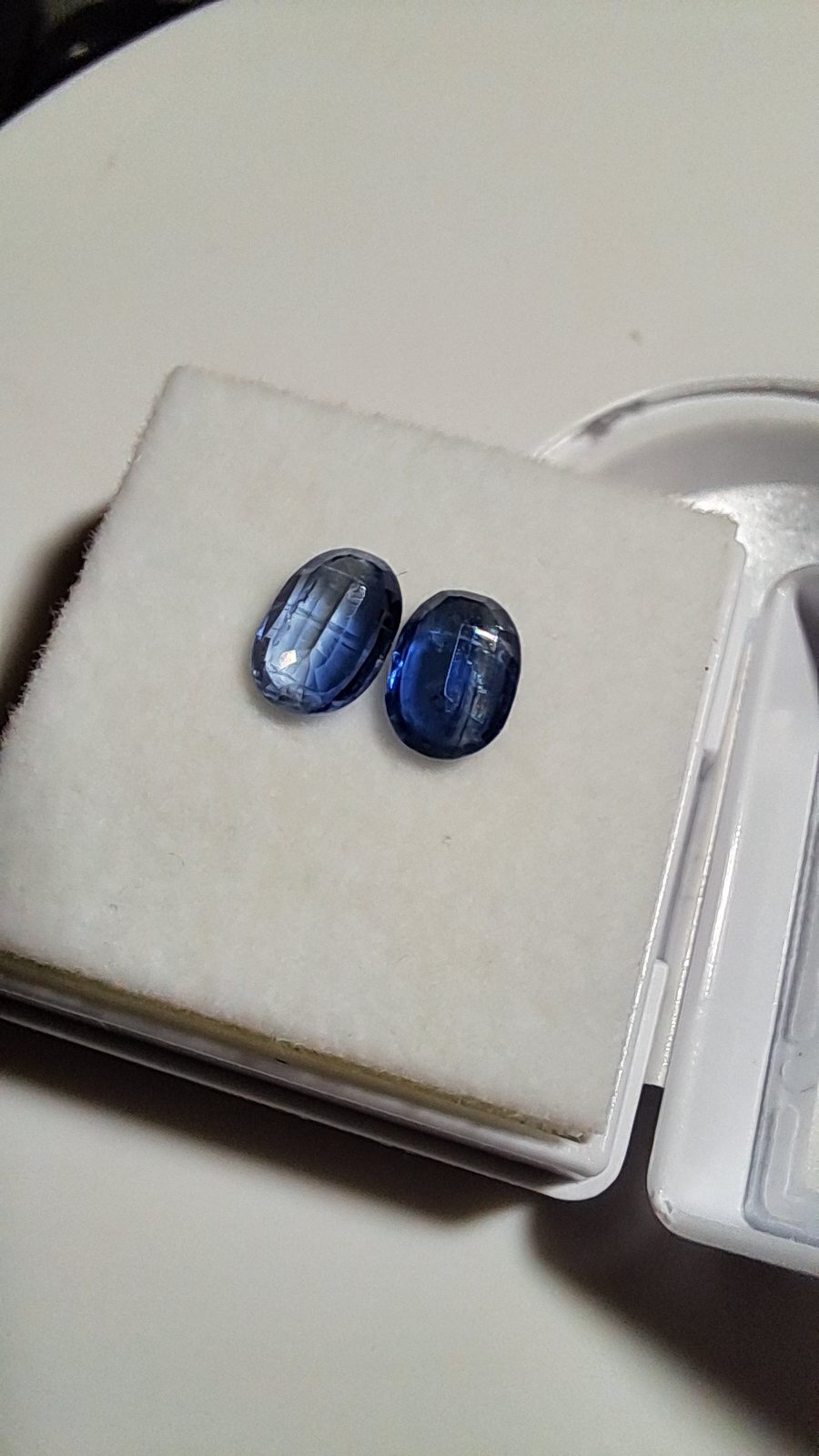 Blue Kyanite Brilliant Facet Ovals