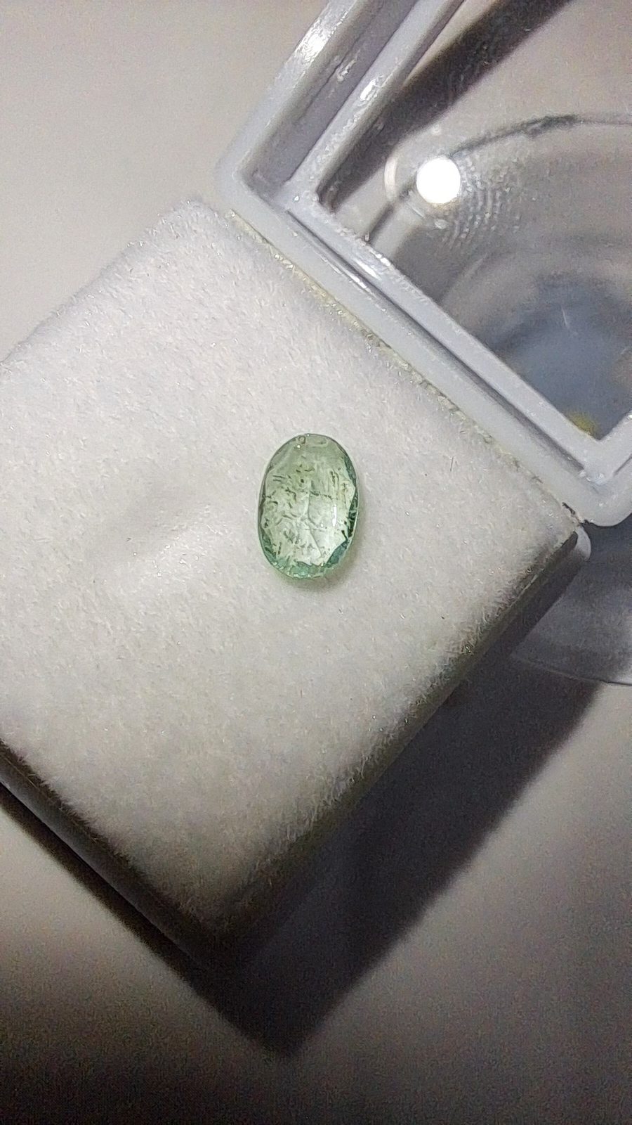 Green Emerald Brilliant Facet Oval
