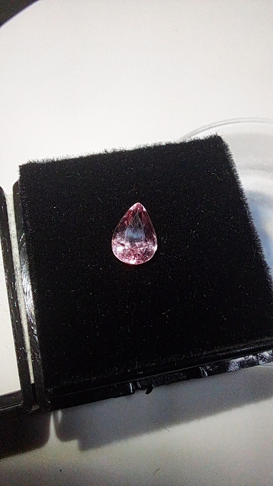 Pink/Purple Spinel Brilliant Facet Pear Cut