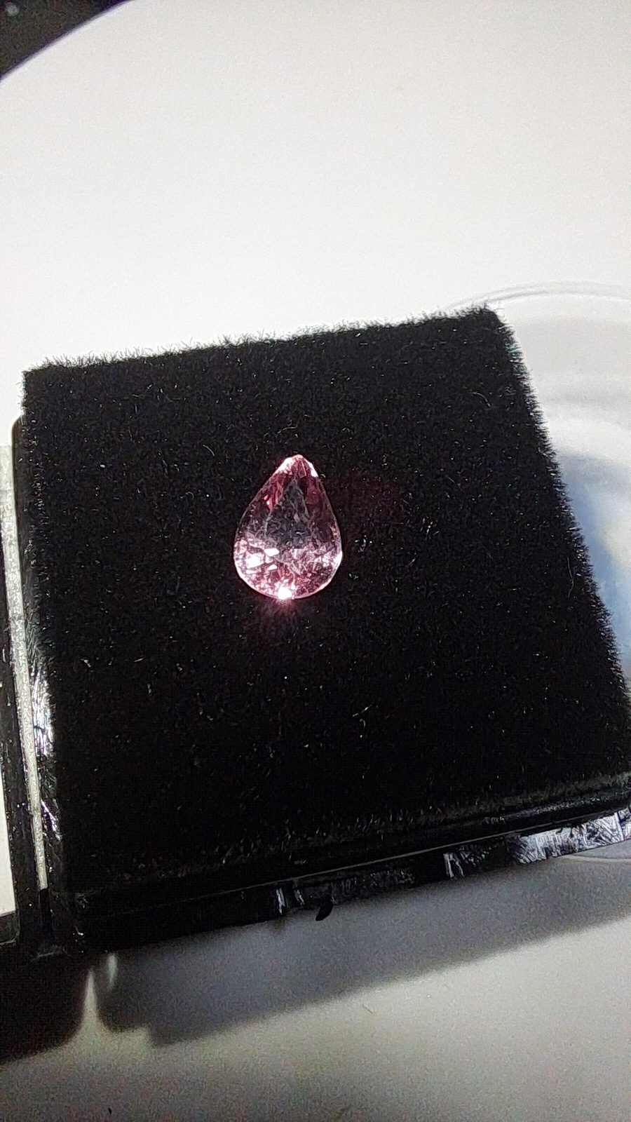 Pink/Purple Spinel Brilliant Facet Pear Cut