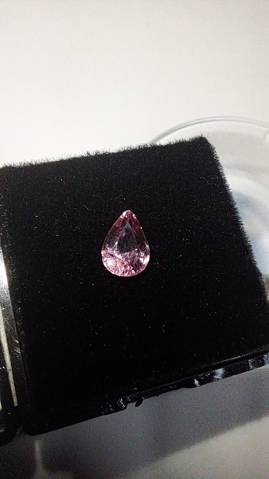 Pink/Purple Spinel Brilliant Facet Pear Cut