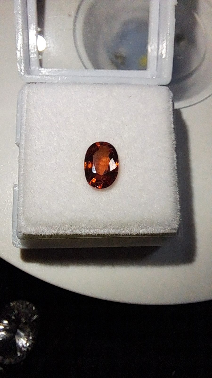 Orange Spessartite Garnet Brilliant Facet Oval