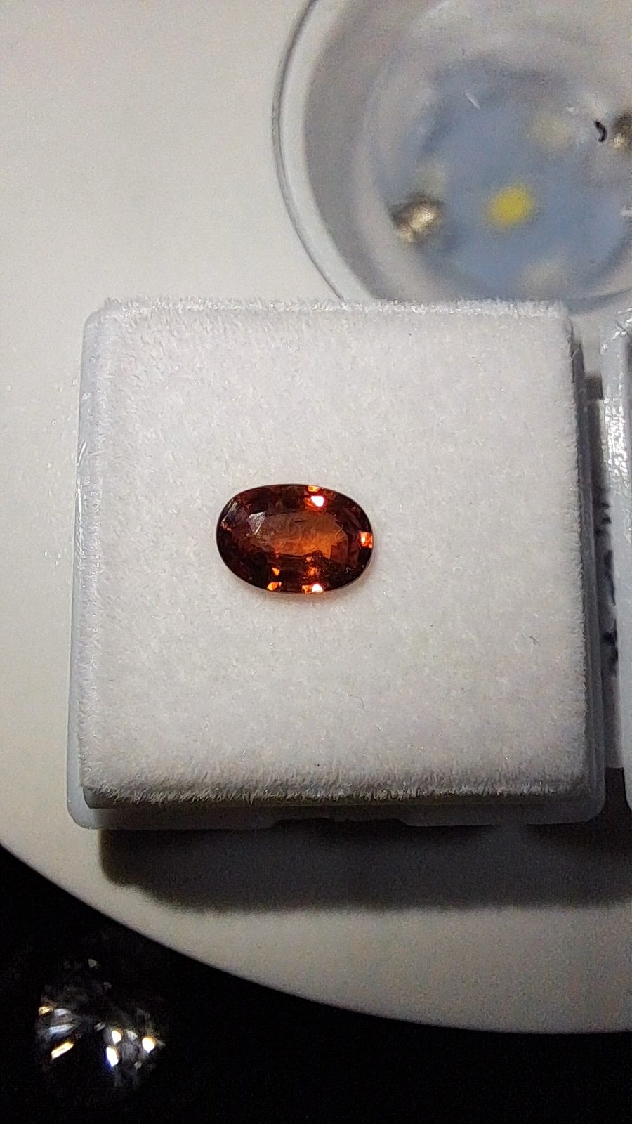 Orange Spessartite Garnet Brilliant Facet Oval