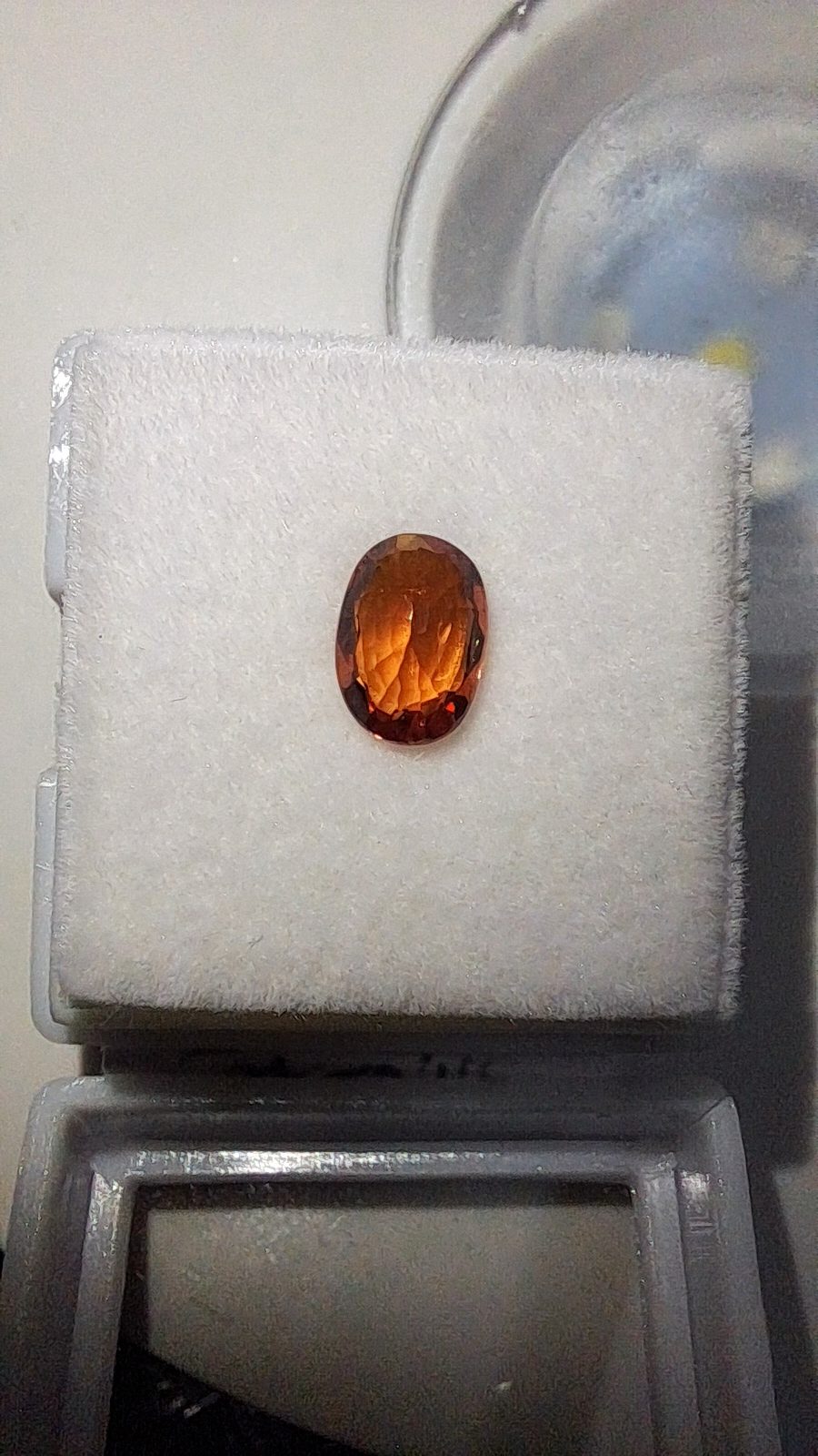 Orange Spessartite Garnet Brilliant Facet Oval