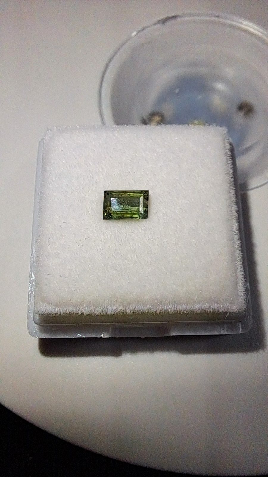 Green Kornerupine Brilliant Facet Baguette