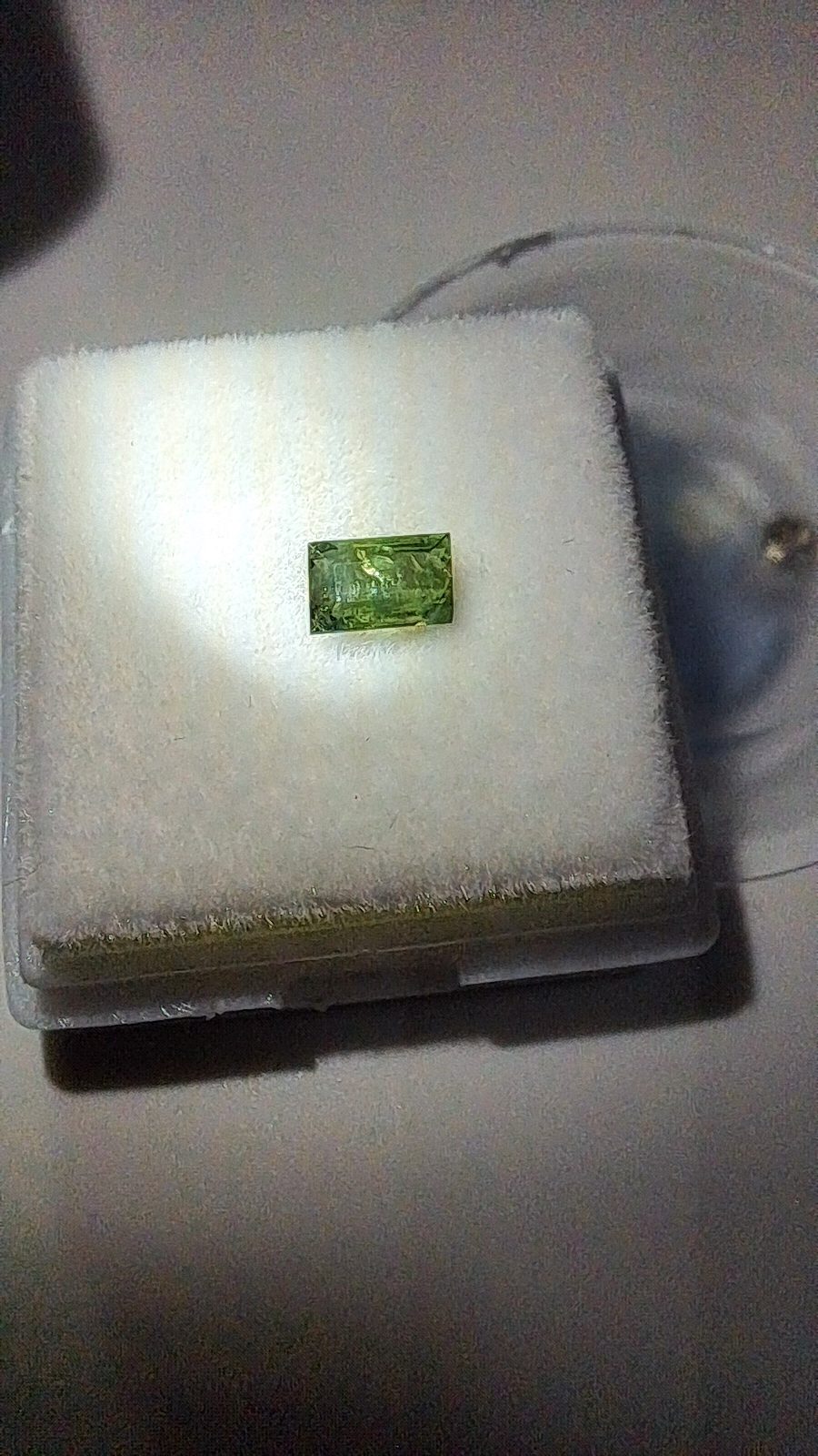 Green Kornerupine Brilliant Facet Baguette