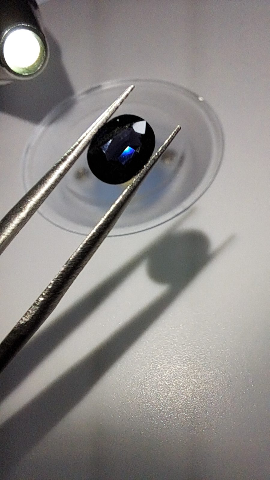 Purple Blue Spinel Brilliant Facet Oval