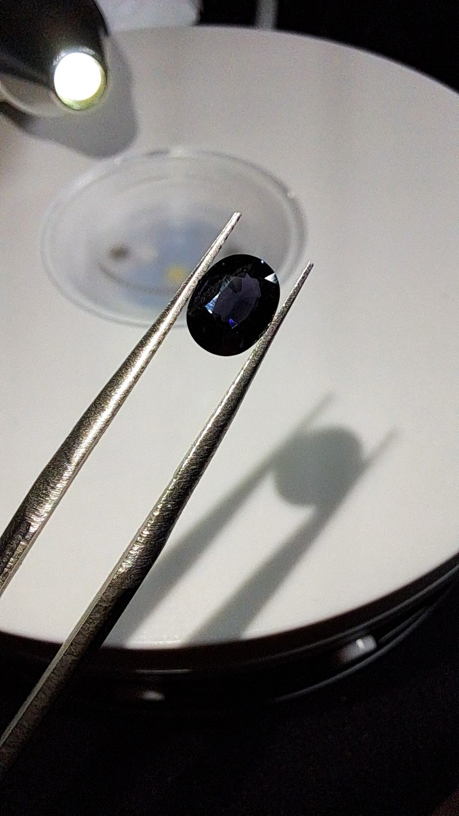 Purple Blue Spinel Brilliant Facet Oval