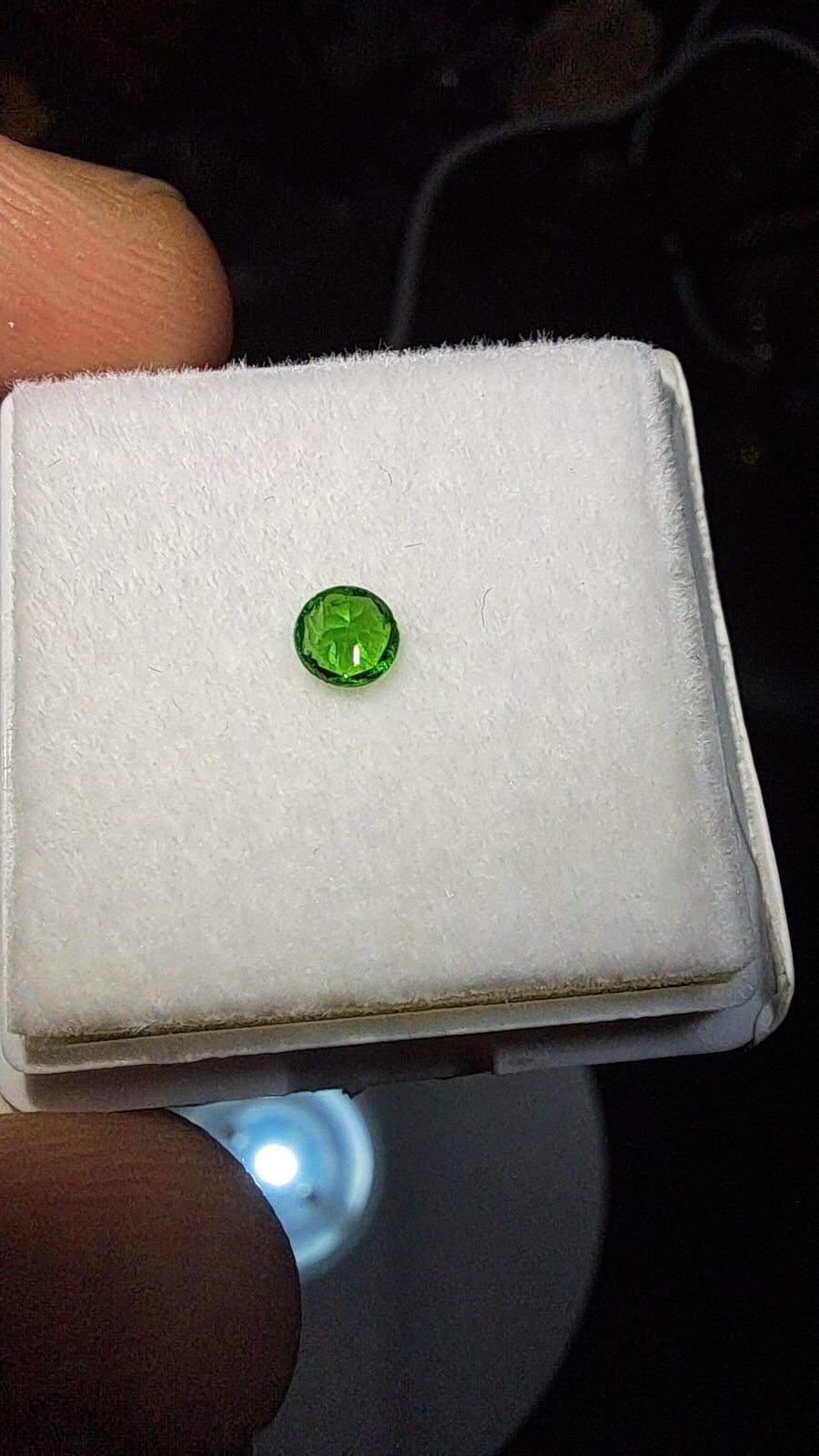 Vibrant Green Tsavorite Garnet Round Cut