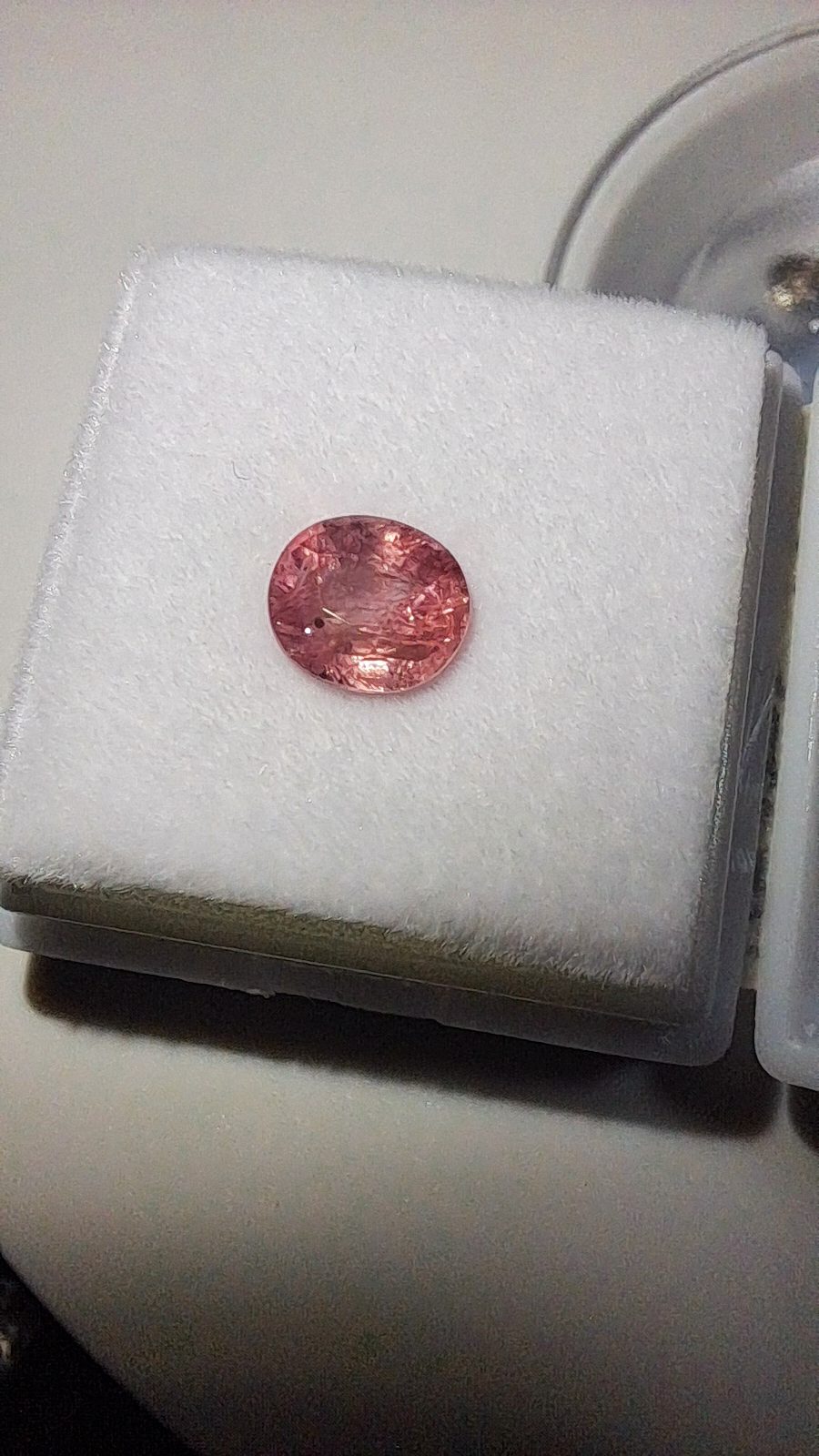 Purple Pink Sapphire Brilliant Facet Oval Cut