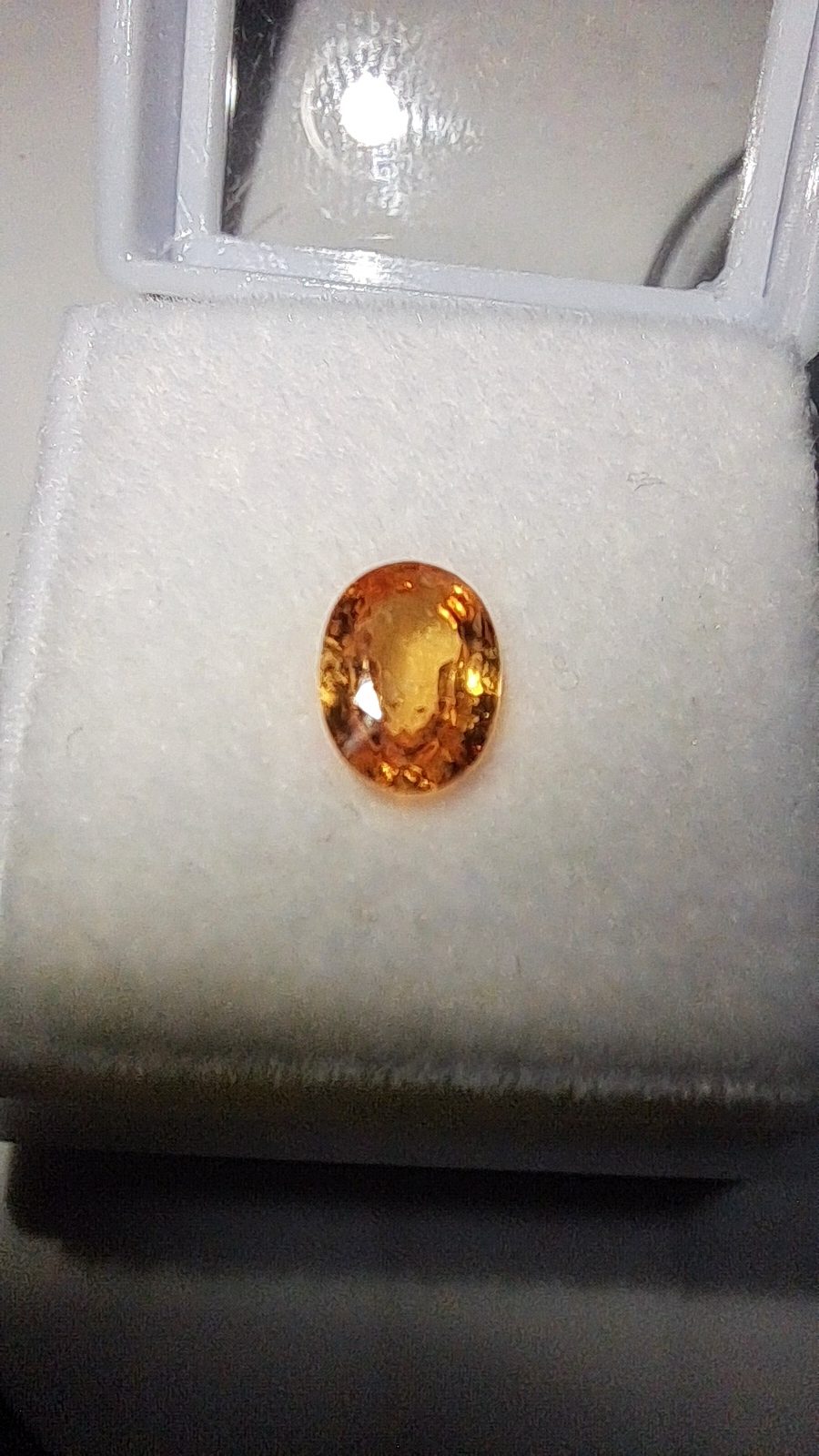 Orange Spessartite Garnet Brilliant Facet Oval Cut