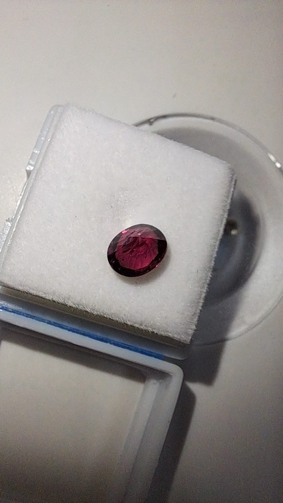 Purple Pink Rhodolite Garnet Brilliant Facet Oval