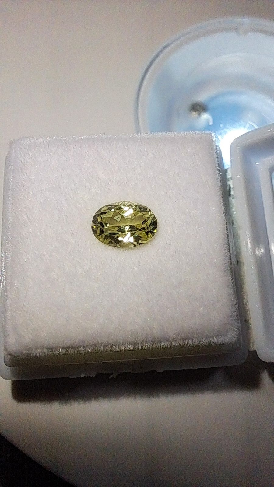 Yellow/Green Sillimanite Brilliant Facet Oval