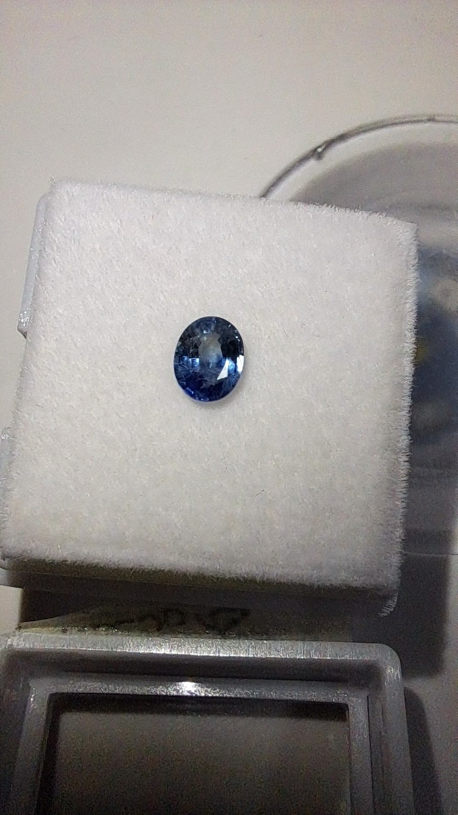 Blue Sapphire Brilliant Facet Cushion