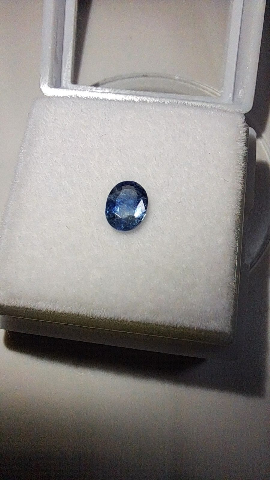 Blue Sapphire Brilliant Facet Cushion