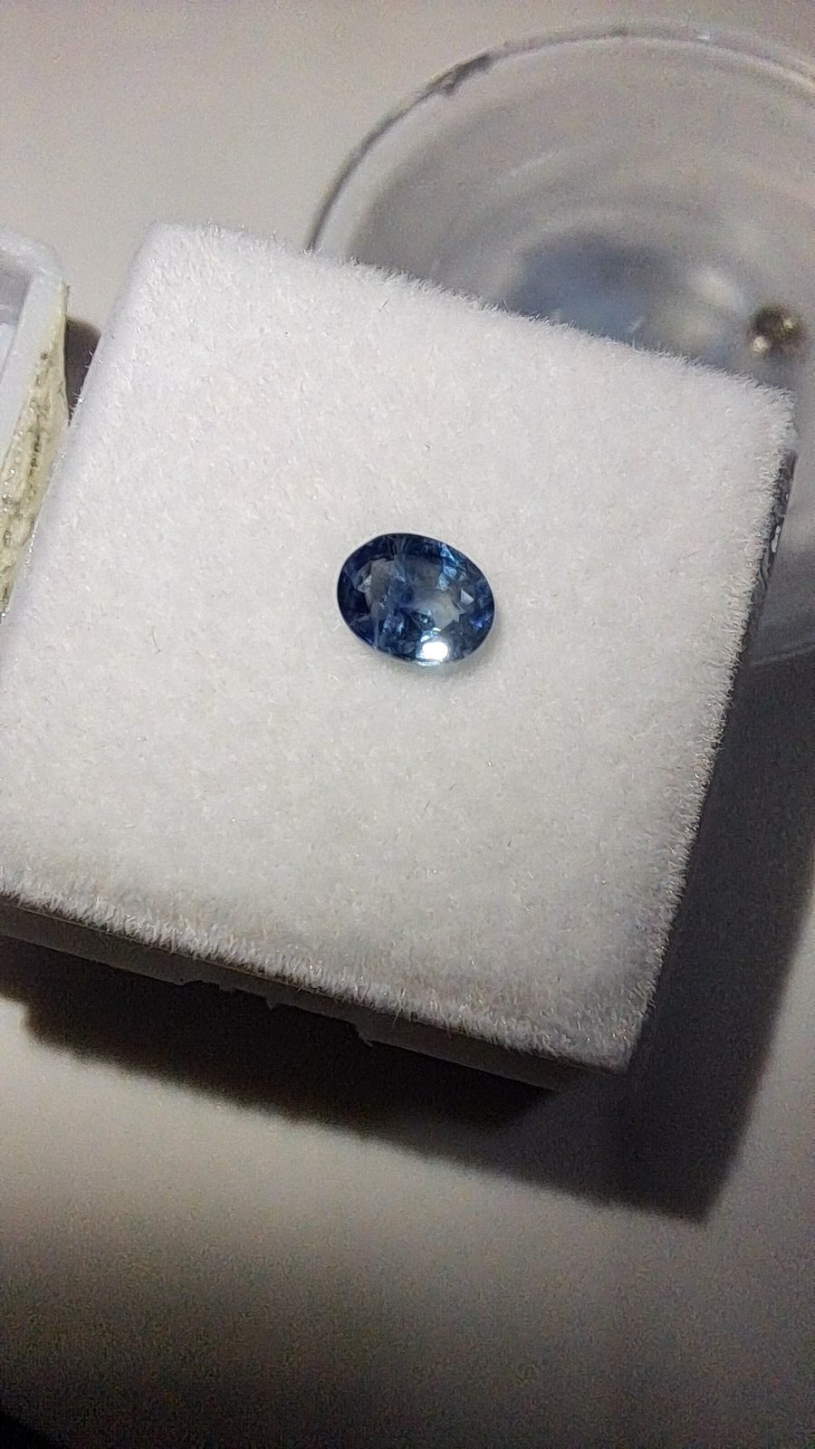 Blue Sapphire Brilliant Facet Cushion