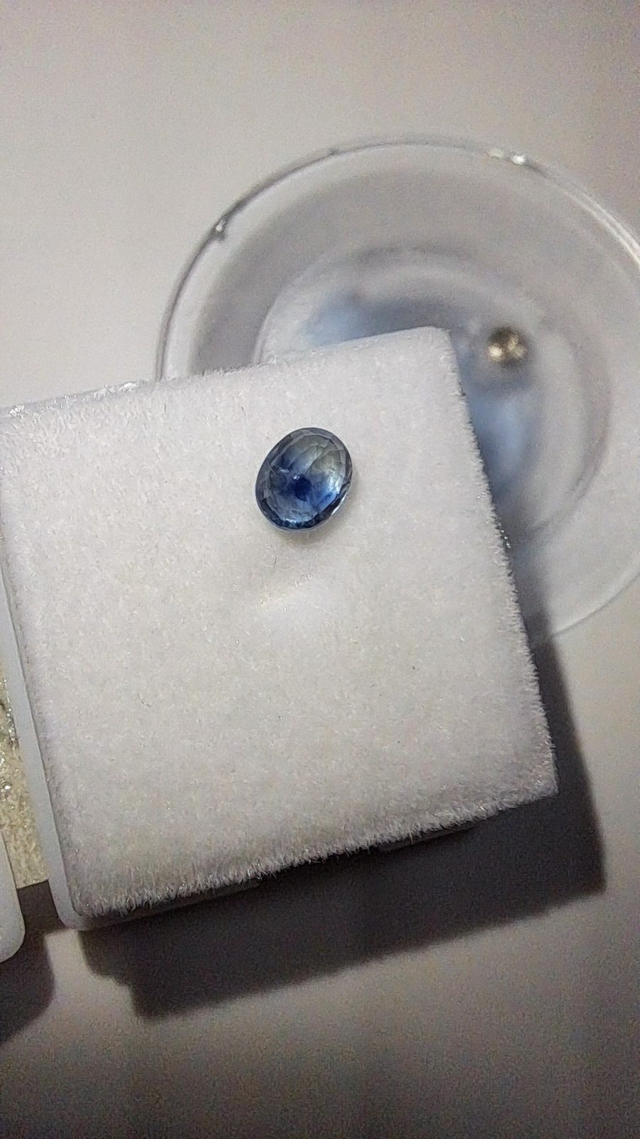 Blue Sapphire Brilliant Facet Cushion
