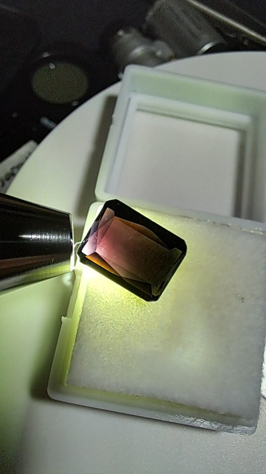 3.93ct  Purple Tourmaline Facet Octagon