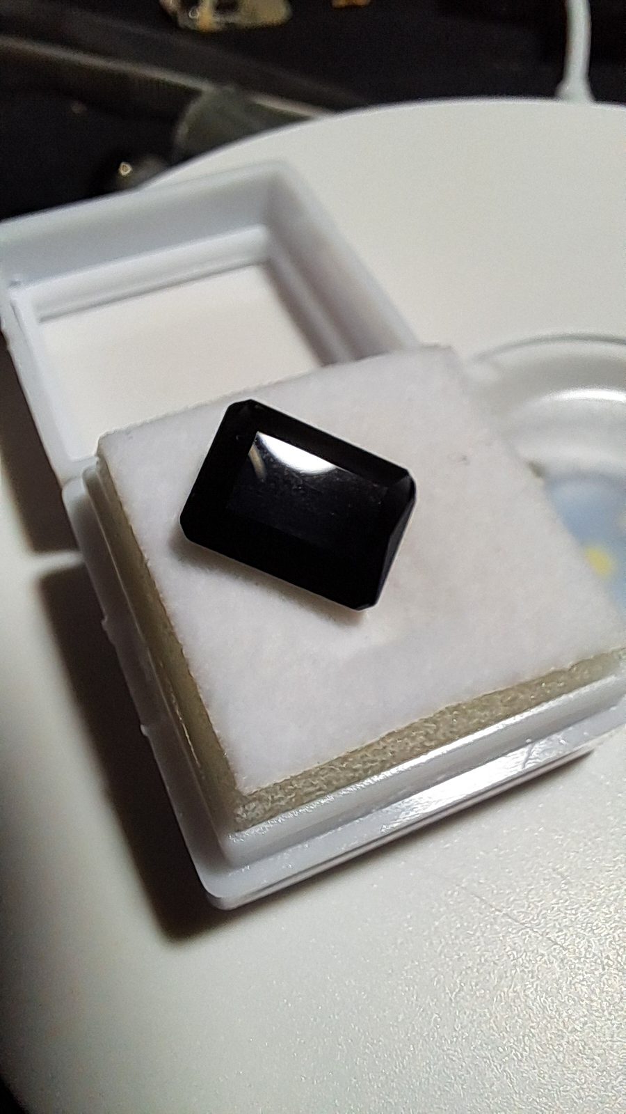 3.93ct  Purple Tourmaline Facet Octagon