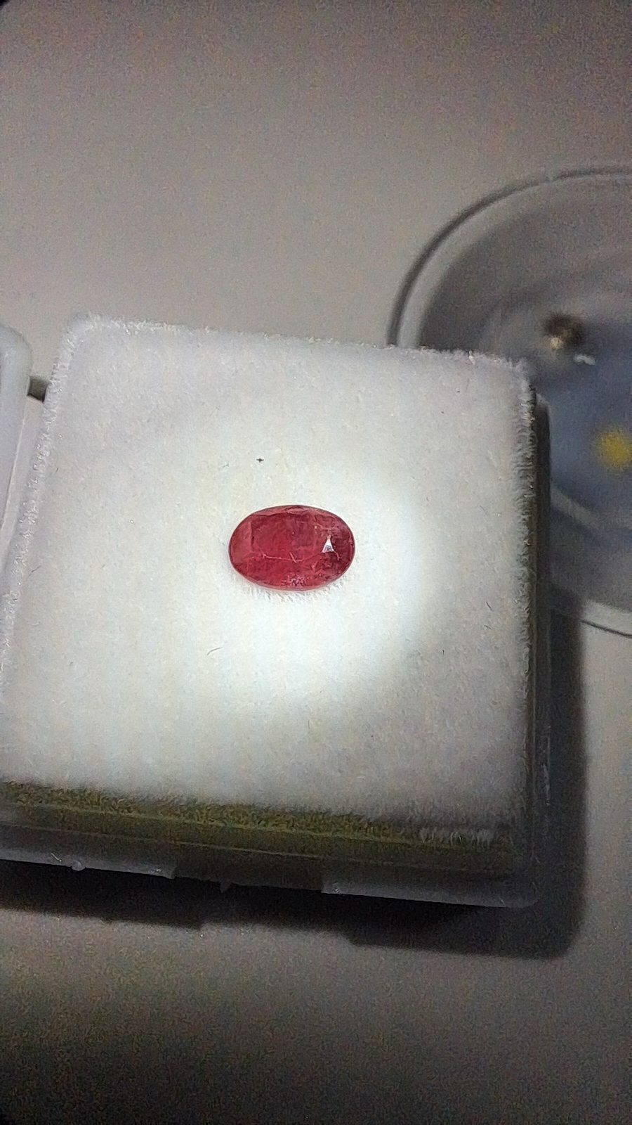 Purple Red Spinel Brilliant Facet Oval Cut