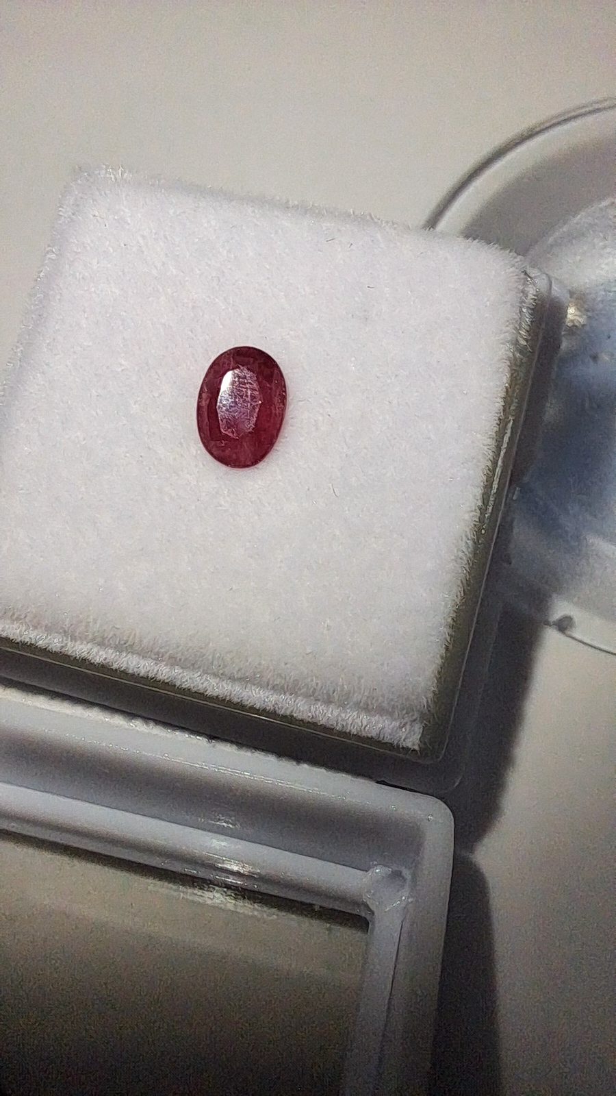 Purple Red Spinel Brilliant Facet Oval Cut