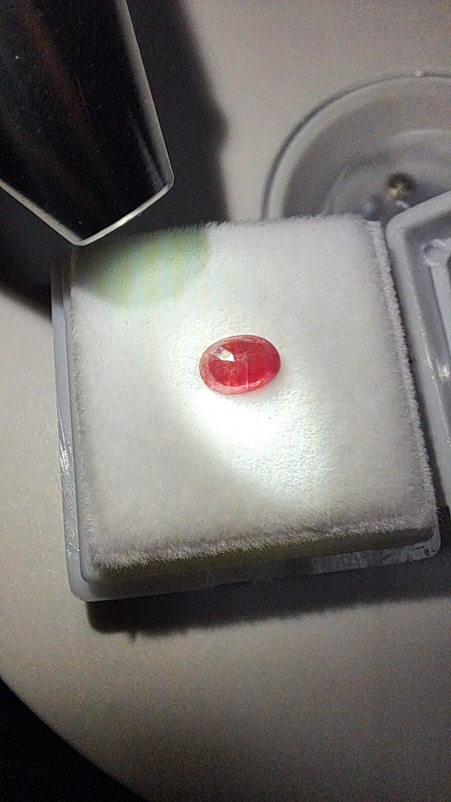 Purple Red Spinel Brilliant Facet Oval Cut