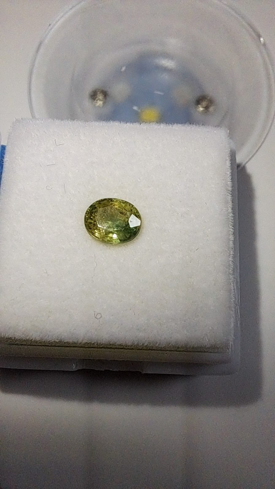 Green Sapphire Brilliant Facet Oval