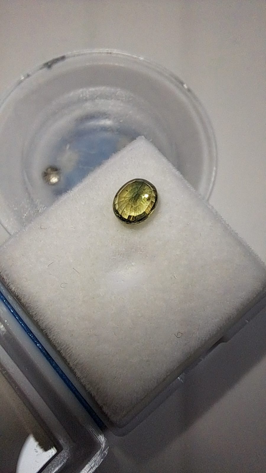 Green Sapphire Brilliant Facet Oval