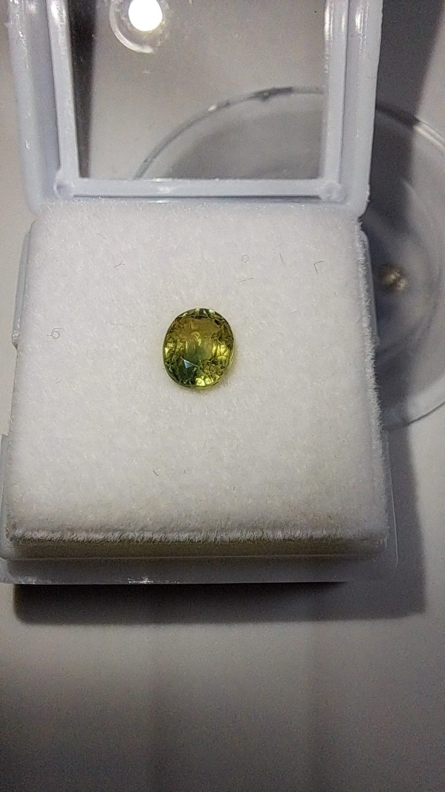 Green Sapphire Brilliant Facet Oval