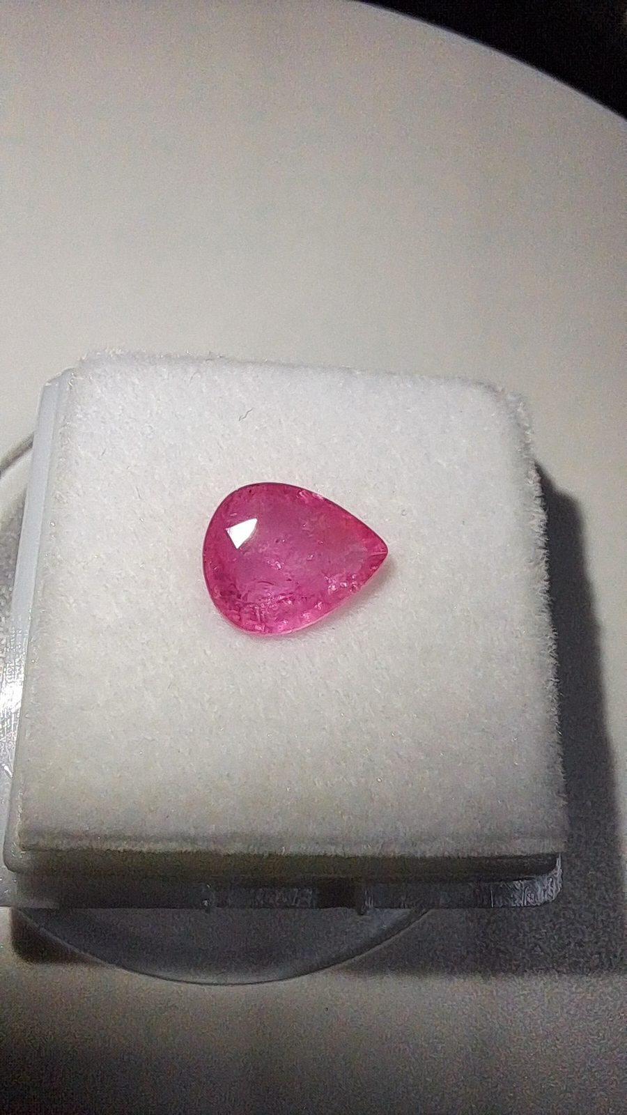 Pink Sapphire Brilliant Facet Pear