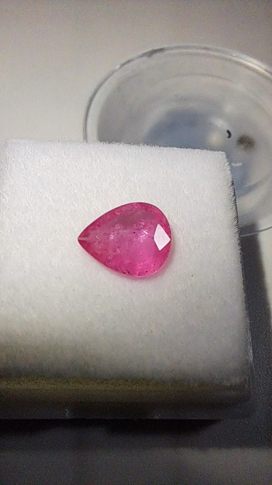Pink Sapphire Brilliant Facet Pear