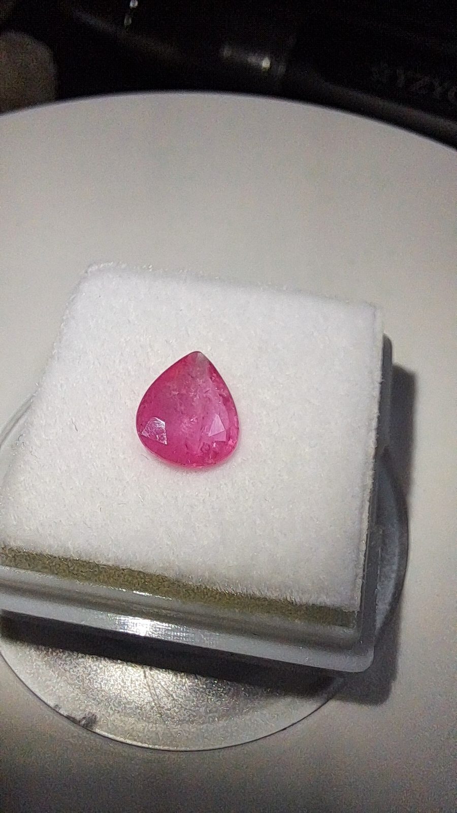 Pink Sapphire Brilliant Facet Pear