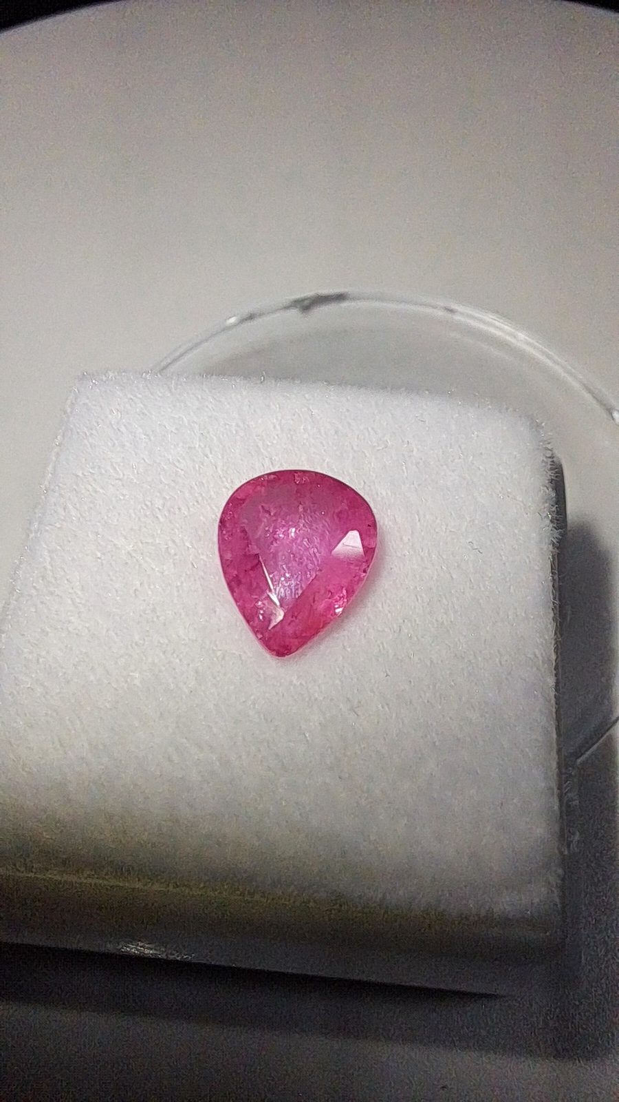 Pink Sapphire Brilliant Facet Pear