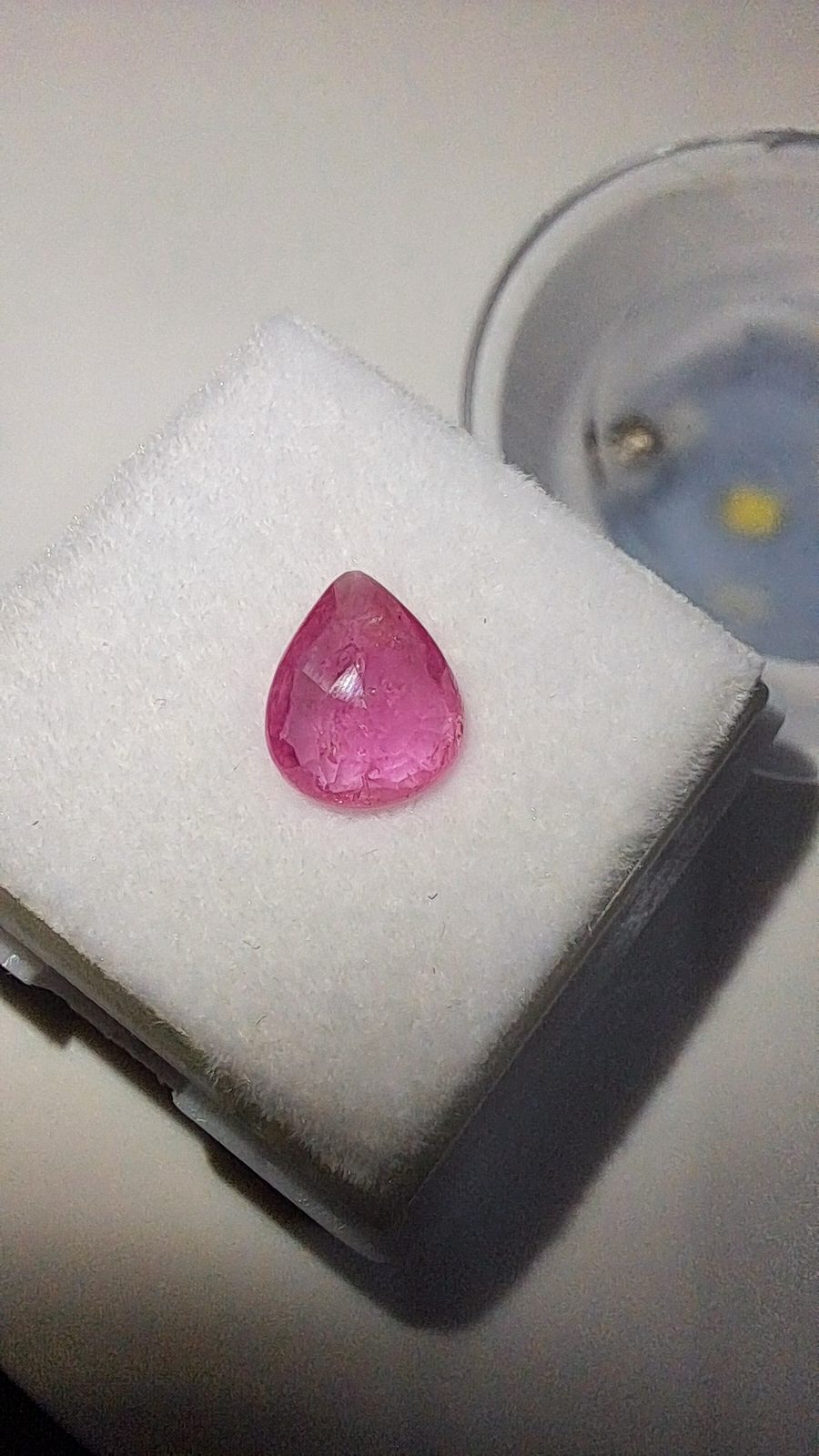 Pink Sapphire Brilliant Facet Pear
