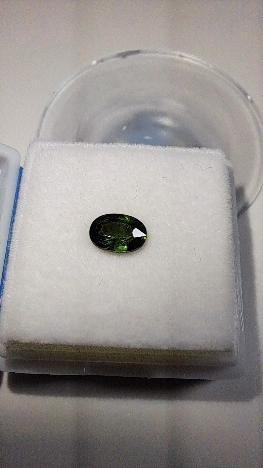 Green Sapphire Brilliant Facet Oval