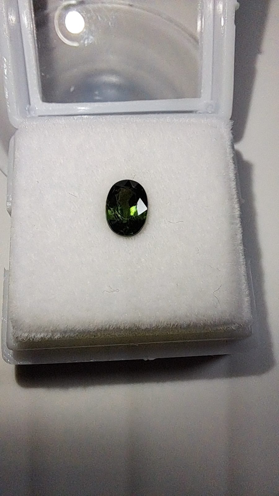 Green Sapphire Brilliant Facet Oval