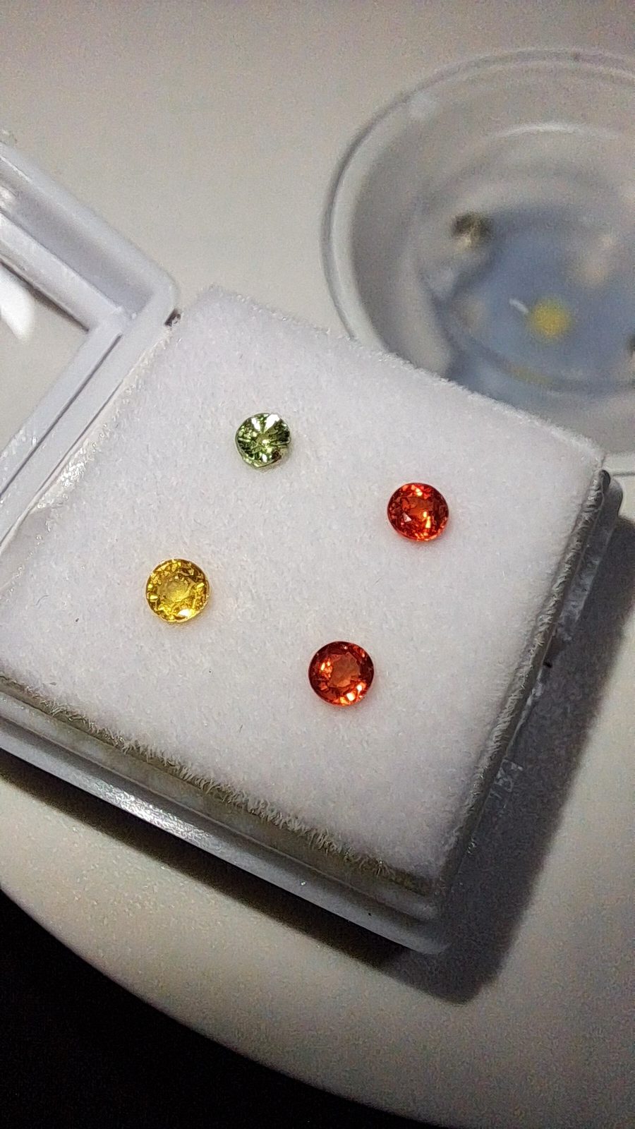 Multi Color Sapphire Round Cut 