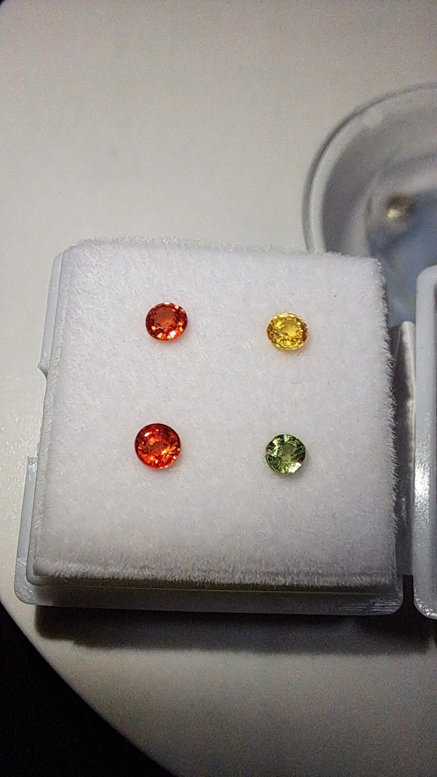Multi Color Sapphire Round Cut 