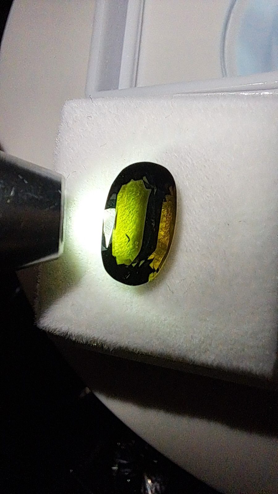 Green Tourmaline Brilliant Facet Oval Cut