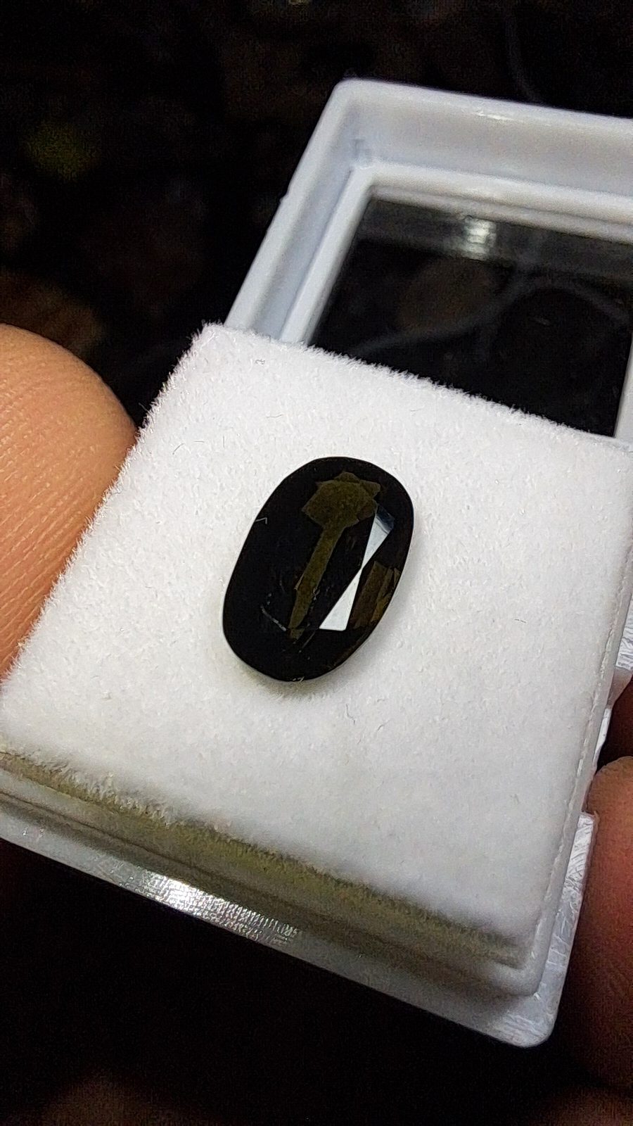 Green Tourmaline Brilliant Facet Oval Cut