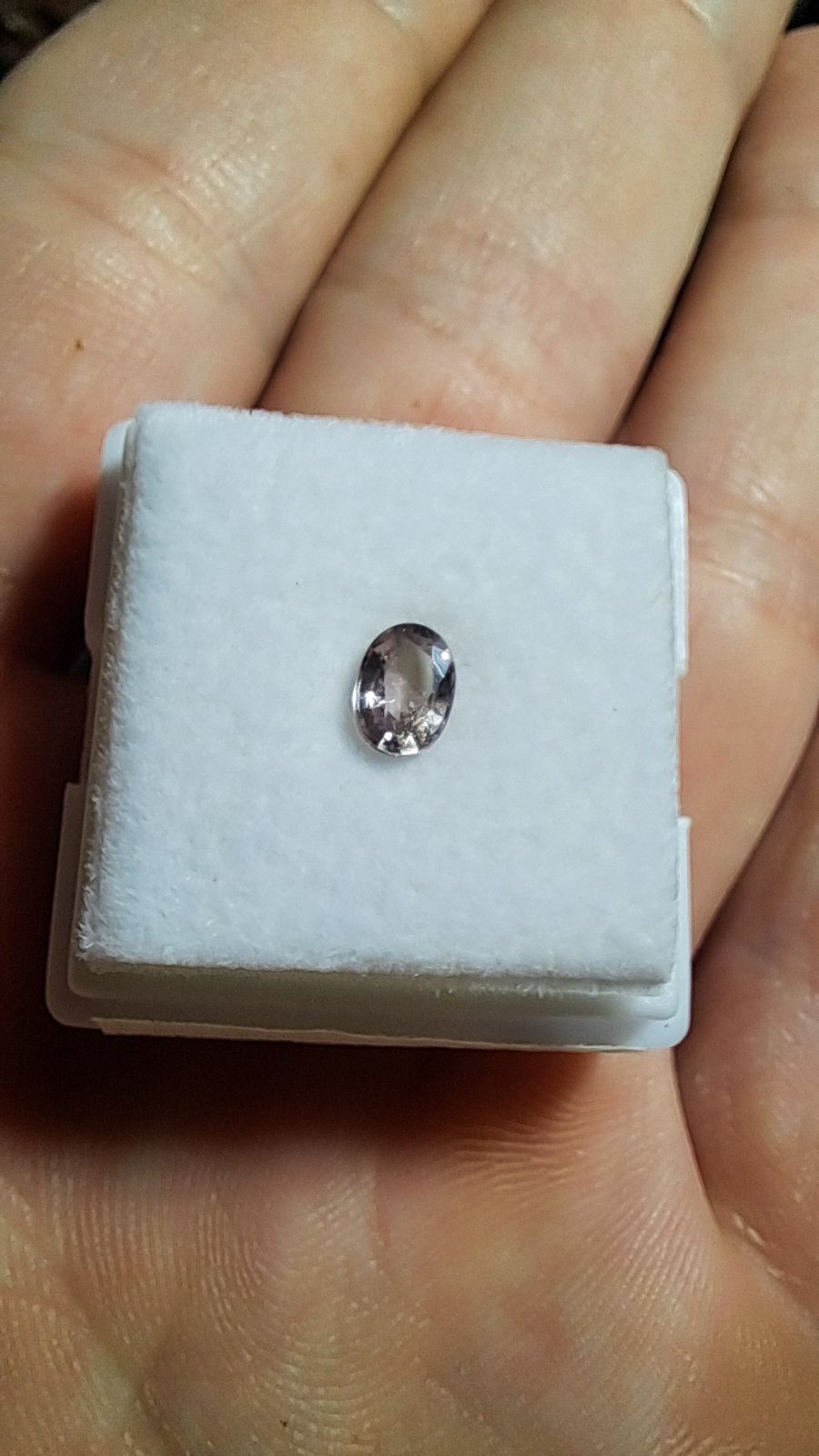 Purple Sapphire Brilliant Facet Oval 