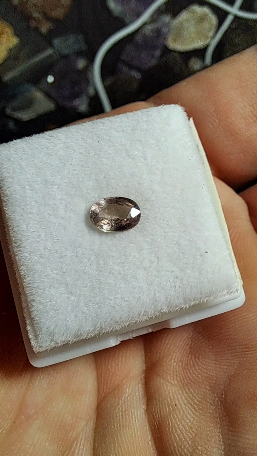 Purple Sapphire Brilliant Facet Oval 