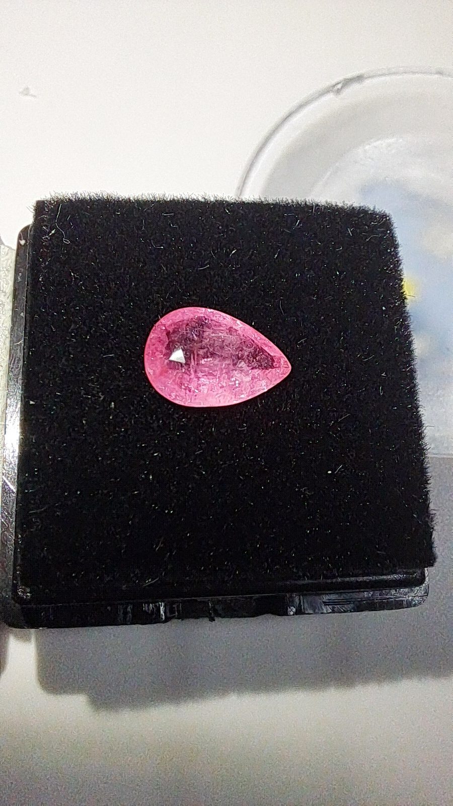 Pink Sapphire Brilliant Facet Pear