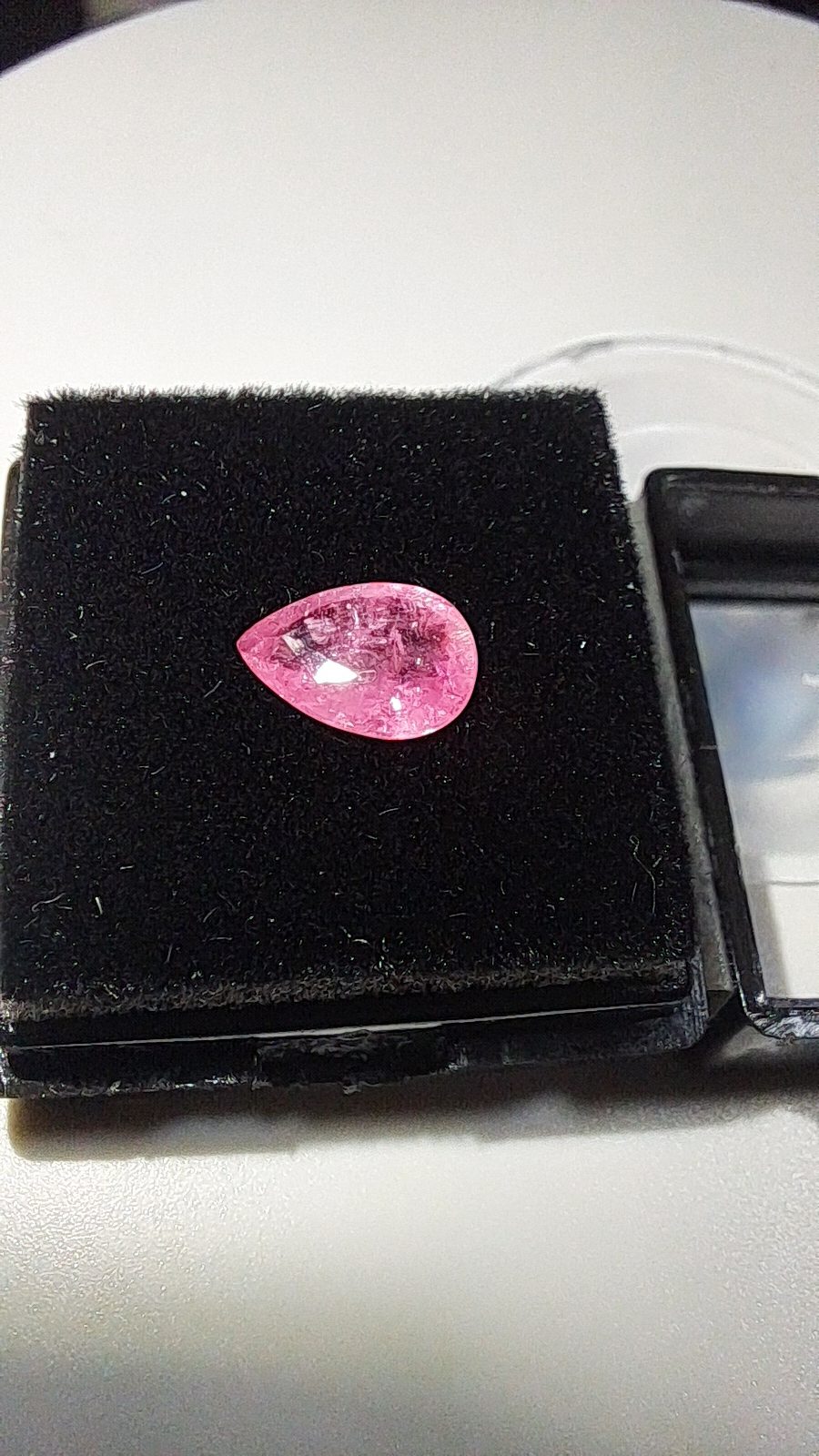 Pink Sapphire Brilliant Facet Pear