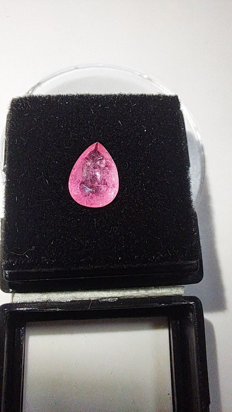 Pink Sapphire Brilliant Facet Pear