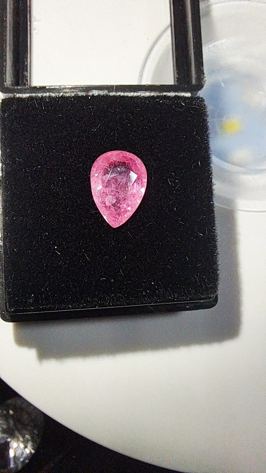Pink Sapphire Brilliant Facet Pear
