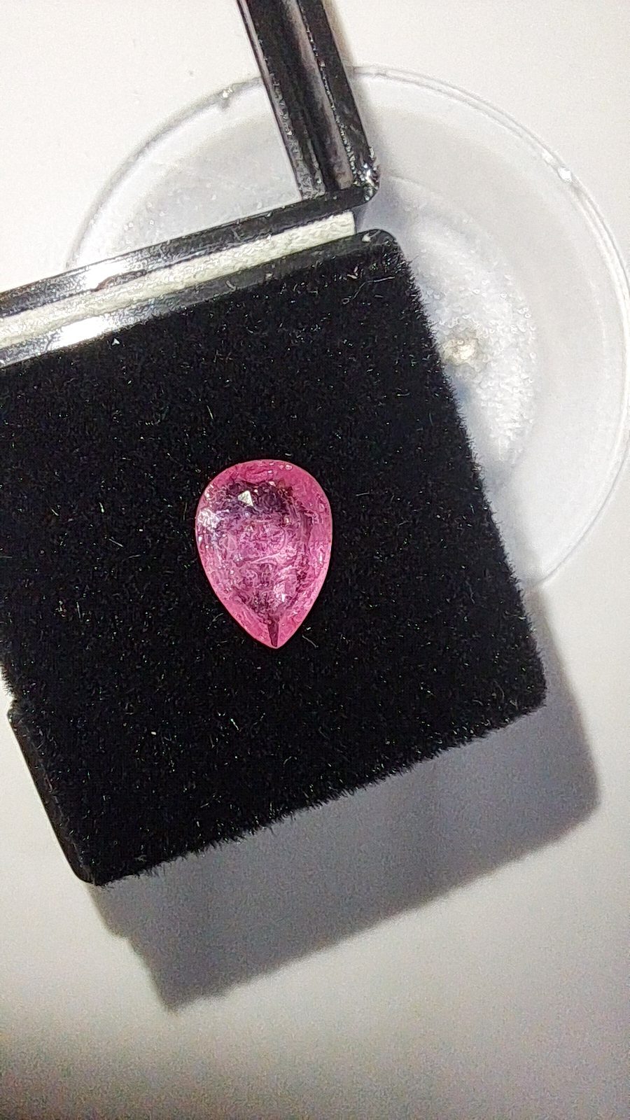 Pink Sapphire Brilliant Facet Pear