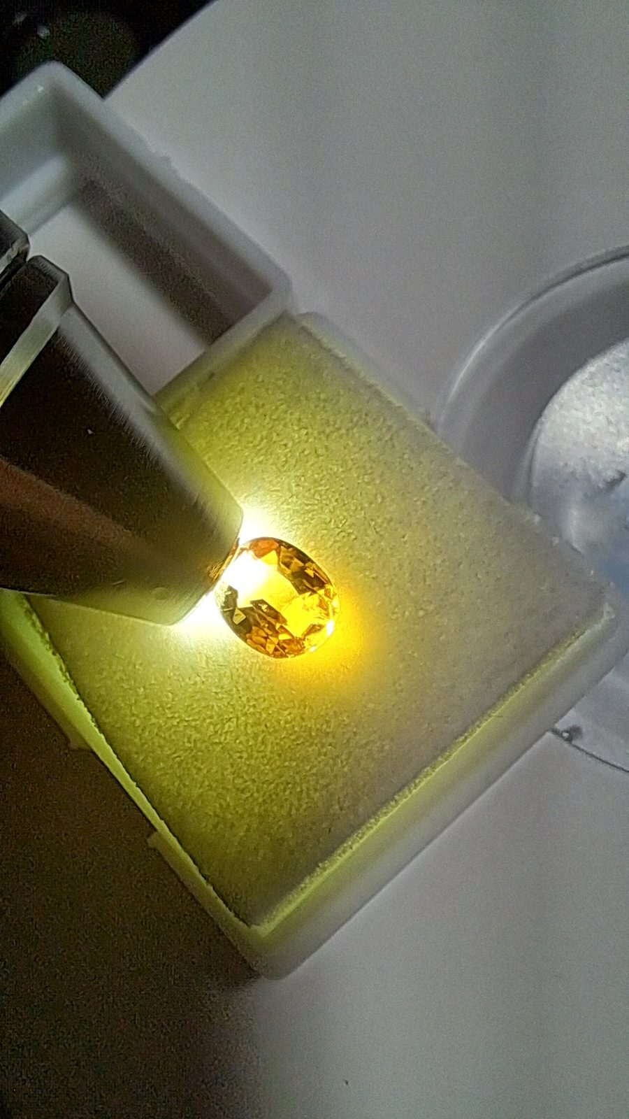 Yellow Zircon Brilliant Facet Oval Cut